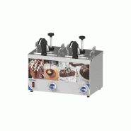 Distributeur à sauce avec pompe 2 x 2,5 Litres, bec chauffant, 420 W, 220 V - MONO Distributeur à sauce avec pompe 2 x 2,5 Litres, bec chauffant, 420 W, 220 V - MONO