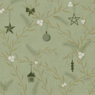 DUNI - Serviette ouate 33x33cm 3 plis Noel Pistachio 4x250 = 1000 pièces - vert papier 211529 DUNI - Serviette ouate 33x33cm 3 plis Noel Pistachio 4x250 = 1000 pièces - vert papier 211529