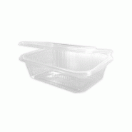 Emballage alimentaire 1500ml rPET avec bouchon 50un - 6621261