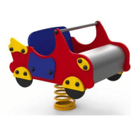 Jeu ressort double voiture pour aire de jeux pour enfant ELMOL016D