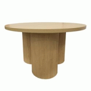 Oviala Business Table basse ronde 80 cm scandinave bois clair - noir Bois massif 113755 Oviala Business Table basse ronde 80 cm scandinave bois clair - noir Bois massif 113755