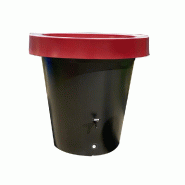 PLAST'UP ROTOMOULAGE Carré de plantation récupérateur d'eau de pluie lluvia  420l - NOIR ROUGE - noir 0036336945777