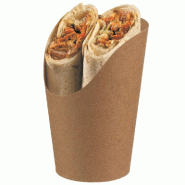 Pot à wraps carton Ecokraft naturel Ø8x12cm - par 1000