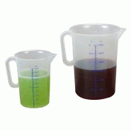 Schneider - Tasse mesureuse, 0,25 l, balance embossée, manche ouverte - blanc plastique polypropylène 046730