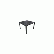 Table de jardin en aluminium havana 90 noir – MTF – aluminium – 3exn0043