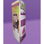 Triple  - totem - stand pliable - 90x220cm