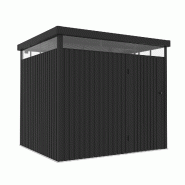 Wasabi – Abri De Jardin Extérieur En Métal 5,23m² Ice – Épaisseur Robuste 0,40mm – Lampe Incluse – Fermeture À Clé – Lumière 360º �