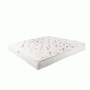 AC ANGEL CERDA Angel Cerdá Matelas hybride en latex naturel avec ressorts ensachés indépendants 7 zones 180x200 7230C 180 x 200 x 26 - blanc Mousse