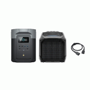 Climatiseur portable EcoFlow WAVE 2 + Station électrique portable EcoFlow DELTA 2 Max
