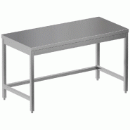 Diamond - Table de travail sans sous tablette - réf. TL1460-SS5 - gris AKS-TL1460-SS5