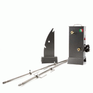 Giemme Spoleto - Rôtissoire horizontale professionnelle à 2 broches décalées, capacité jusqu’à 60 kg de viande - métal 141