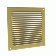 Grilles de ventilation en aluminium GA LA - avec trous de fixation et option grillage anti-moustiques Grilles de ventilation en aluminium GA LA - avec trous de fixation et option grillage anti-moustiques