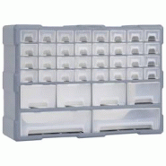 Helloshop26 - Organisateur multi-tiroirs avec 40 tiroirs boîte à coudre armoire de rangement boîte à outils unité d'organisation 02_0003258 - 300 Helloshop26 - Organisateur multi-tiroirs avec 40 tiroirs boîte à coudre armoire de rangement boîte à outils unité d'organisation 02_0003258 - 300