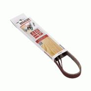 Lot de 3 bandes de ponçage - grain 120 - 13 x 457 mm Lot de 3 bandes de ponçage - grain 120 - 13 x 457 mm