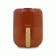 Menastyl - Friteuse à air chaud 4.5lcolorama brique avec poignée finition bois - 3256391055564