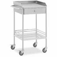 Steinberg Systems - Steinberg Systems SBS-LF-140 Chariot médical 2 tablettes de 43 x 39 x 13 cm - 1 tiroir 40 kg Chariot médical avec tiroir Chariot