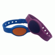 WT11 - Bracelet ajustable Mifare 1K avec puce RFID NXP 13.56 MHz - étanche et submersible