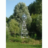 Éoliennes pour l'aération ou le pompage d'eau des étang