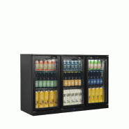 Arrière bar réfrigéré 3 portes BA31H noir TEFCOLD