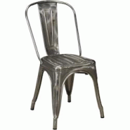 Décoshop26 - Chaise de salle à manger style industriel factory métallique gris CDS09311 - gris 3000472169608 Décoshop26 - Chaise de salle à manger style industriel factory métallique gris CDS09311 - gris 3000472169608