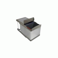 Emuca 8906865 Bac De Tri Sélectif à Fixation Inférieure Et Extraction Automatique Dans Module De Cuisine 2x16litres, Plastique - gris 8432393122823 Emuca 8906865 Bac De Tri Sélectif à Fixation Inférieure Et Extraction Automatique Dans Module De Cuisine 2x16litres, Plastique - gris 8432393122823