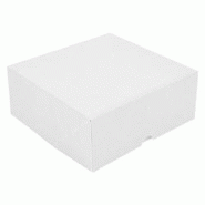 García de Pou Garcia de Pou 200 Unités - Boîtes Patisseries Sans Fenêtre 'Thepack' 250 G/M2 18X18X7,5 Cm Blanc Carton Ondulé Nano-Micro - blanc 201.58 García de Pou Garcia de Pou 200 Unités - Boîtes Patisseries Sans Fenêtre 'Thepack' 250 G/M2 18X18X7,5 Cm Blanc Carton Ondulé Nano-Micro - blanc 201.58