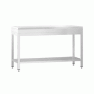 GGM Gastro Table inox de découpe avec plan blanc - Profondeur 600 mm | Ggm - ATK146_FKPGT146 - blanc 4063326376064_0