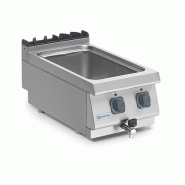 Mastro Bain-marie électrique de table, GN 1/2 + GN 1/3 h 150 mm 400x730x300 mm - VIRTUS - inox MS74BMET