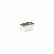Plateau gastronorme Comas GN 1/3 CM.32,5 x 17,6 x 6,5 cm en acier inoxydable 18/10 - gris Acier inoxydable 18/10 8425734105814