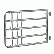 Portail réglable pour barrière de prairie 300 x 90 cm