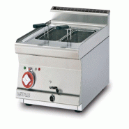 Redcook Cuiseur de pâtes électrique de comptoir 1 bac 17 litres. Structure en acier inoxydable. Dimensions 40x60 h28 cm Modèle CPT-64ET - 2269