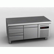 Soubassement réfrigéré 3 tiroirs GN 1/3 et GN 2/3 177L | 1342x700x584 mm | Fagor - CCPB-2GT