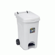 Stefanplast Poubelle Urban Eco System Lt.80 à pédale Bleu Capri - blanc 8003507258037 Stefanplast Poubelle Urban Eco System Lt.80 à pédale Bleu Capri - blanc 8003507258037
