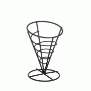 Support pour cornet de frites, HENDI, Ø115x(H)172mm - métal 630938