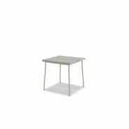 Table de café en métal FLANER - blanc perle
