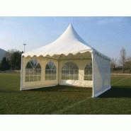 TENTES DE RÉCEPTION STAND PAGODE 4 X 4 COMPLET 16 M²