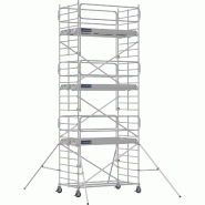 Échafaudage roulant aluminium DOCKER 150 version garde-corps EXMDS - Hauteur de travail : 7,90 m - DUARIB - 7225062 Échafaudage roulant aluminium DOCKER 150 version garde-corps EXMDS - Hauteur de travail : 7,90 m - DUARIB - 7225062