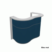 Banque d'accueil compacte WAVE - MDD - Bleu mat_0