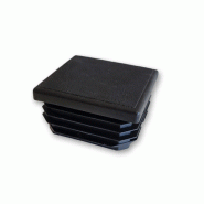 Bouchon plastique noir carré - 35 x 35_0
