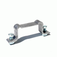 Bride standard poteau 80 x 40 mm