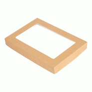 Couvercle av/fenêtre pour barquette sandwich The Pack 22x15x2cm - par 200