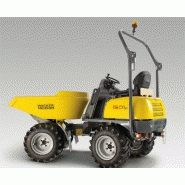 Dumper à pneus waker neuson girabenne 800 l