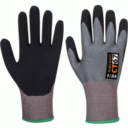 Gants anti-coupures gris et noirs taille XL - CT67G8RXL - Protection niveau F, sans fibres de verre et d'acier Gants anti-coupures gris et noirs taille XL - CT67G8RXL - Protection niveau F, sans fibres de verre et d'acier