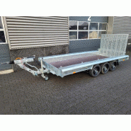 GTM 4m x 1m50 Gooseneck porte engin 3 x essieux 1800 kg GTM 4m x 1m50 Gooseneck porte engin 3 x essieux 1800 kg