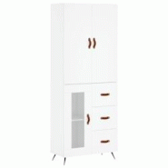 Helloshop26 - Buffet bahut commode armoire meuble de rangement organisateur cuisine salle de séjour salon haut 69,5 x 34 x 180 cm 02_0032654 - 300021 Helloshop26 - Buffet bahut commode armoire meuble de rangement organisateur cuisine salle de séjour salon haut 69,5 x 34 x 180 cm 02_0032654 - 300021