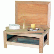 MASY Fromager bois 17 x 39 cm + plateau - 035-32791