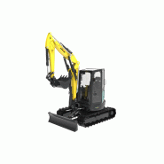 Mini-pelle AMX 55 - AMMANN - Moteur diesel Kubota D2403-CRT Stage V, profondeur de fouille excellente