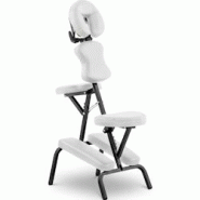 Physa - Physa Chaise De Massage Assis Pliante Pliable Portative Table Professionnelle Matériel À Domicile PHYSA MONTPELLIER WHITE (Acier, - blanc 40