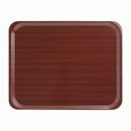 Plateau stratifié lisse Capri Cambro acajou 460mm