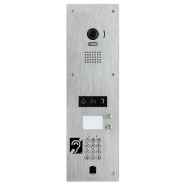 Platine inox 2 Bp + digicode + boucle magnétique + reservation vigik Platine inox 2 Bp + digicode + boucle magnétique + reservation vigik